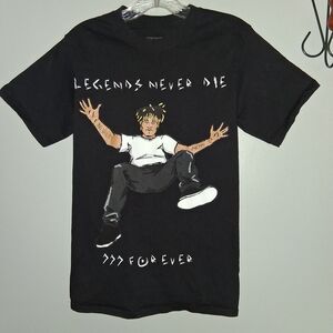 Black Graphic Tee - Legends Never Die